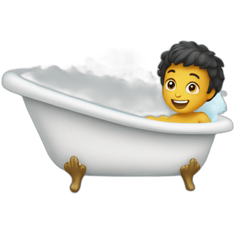 Kids playing in the bath emoji