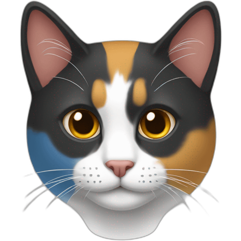 Gato tricolor emoji