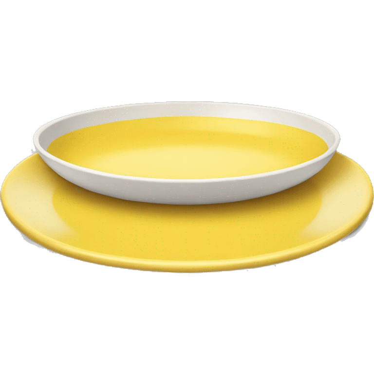 yellow plate emoji