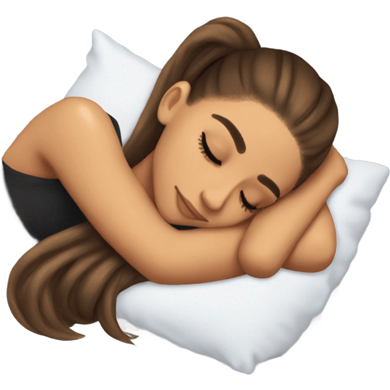 Ariana Grande sleeping emoji