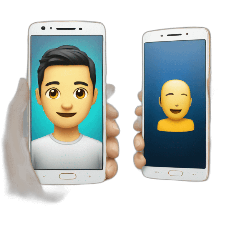 Mobile device oppo emoji