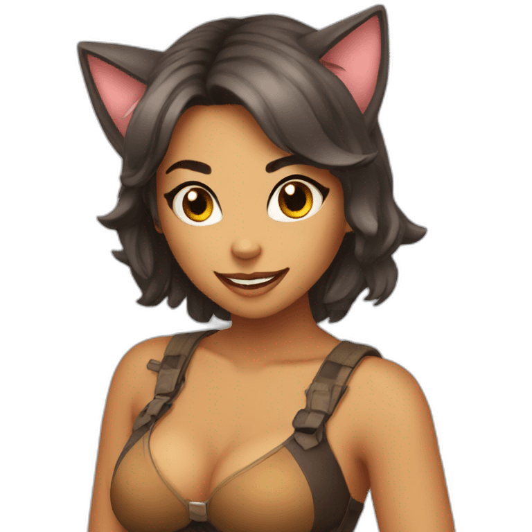 hot catgirl emoji