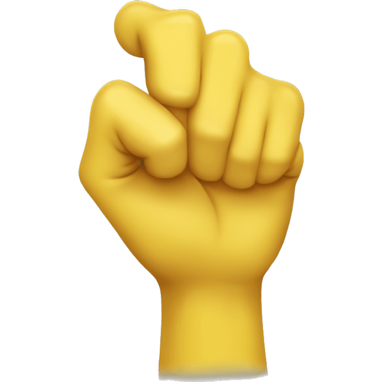 strong yellow femme arm emoji