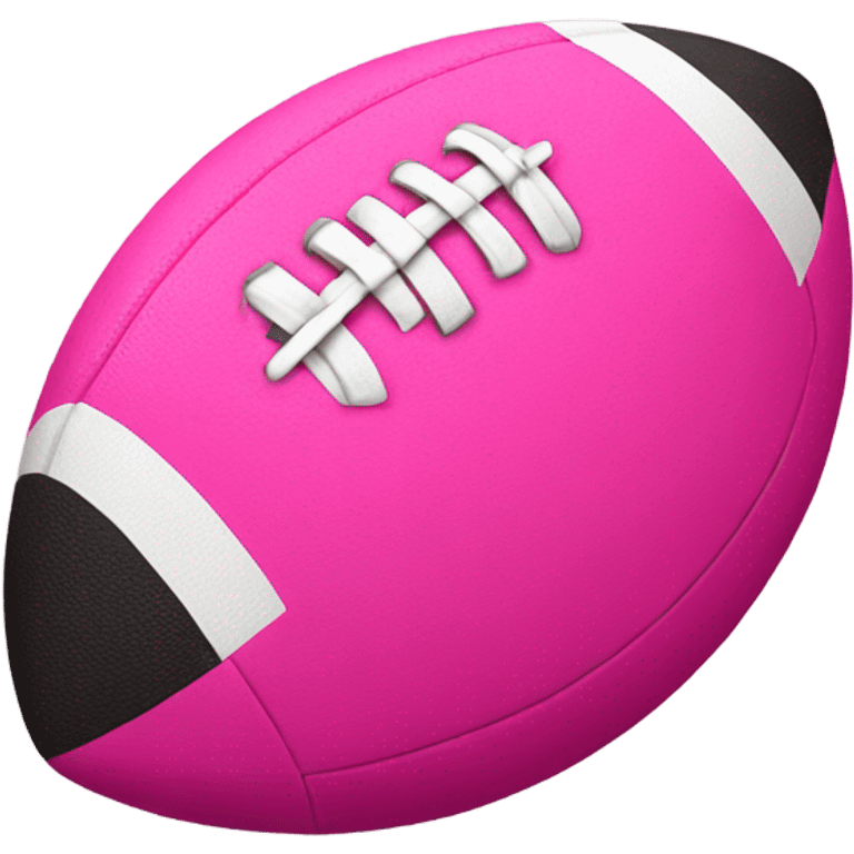 football ball in pink emoji