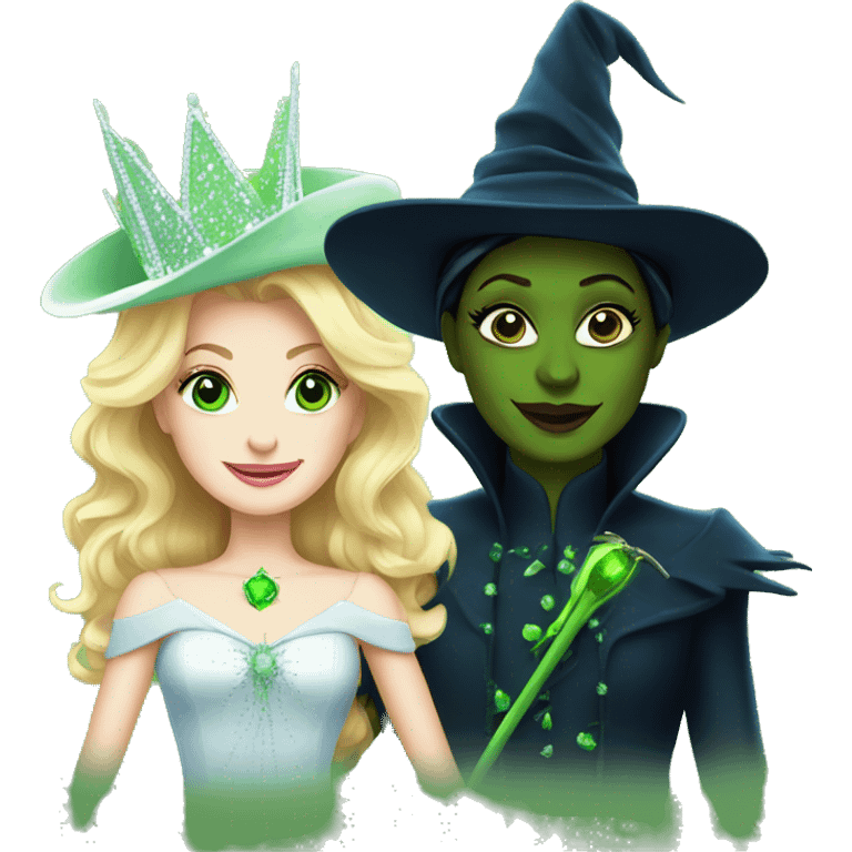 glinda and elphaba emoji