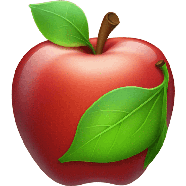 Create a color icon of a red apple. downsize to 64 by 64 pixels. emoji