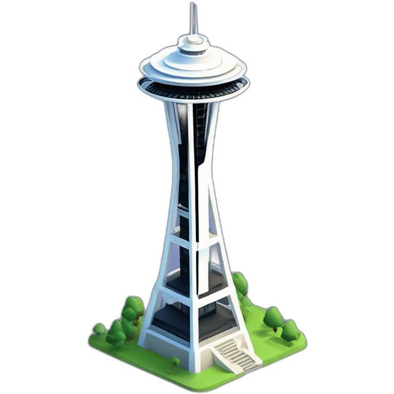 isometric-3d-space-needle-refined emoji