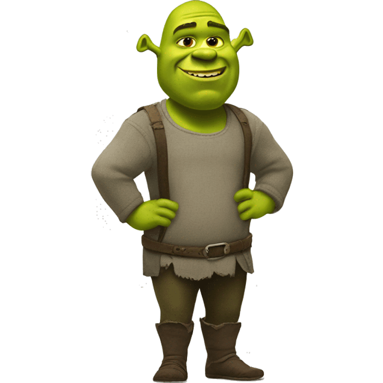 shrek but he has to go to the bathroom emoji