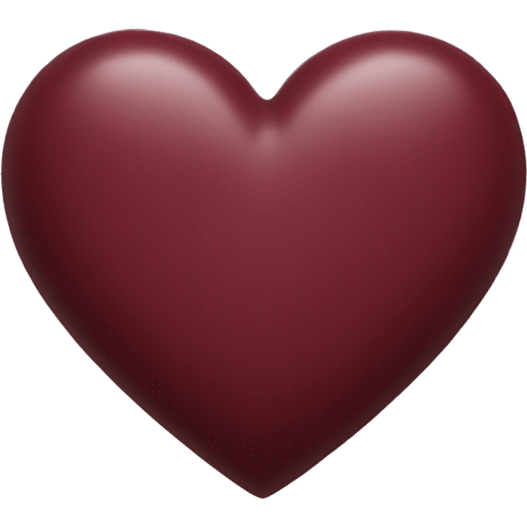 maroon heart emoji