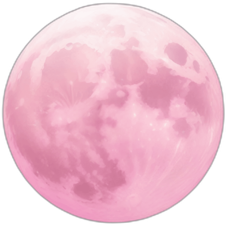 MOON pink 空 emoji