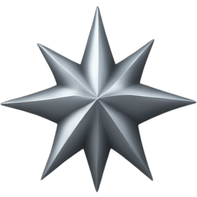 Metal Star 8-Spike emoji