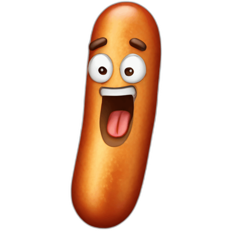 angry sausage emoji