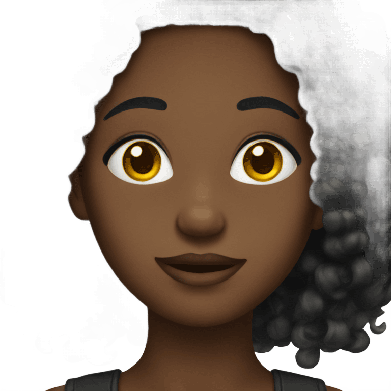 Black beauty emoji