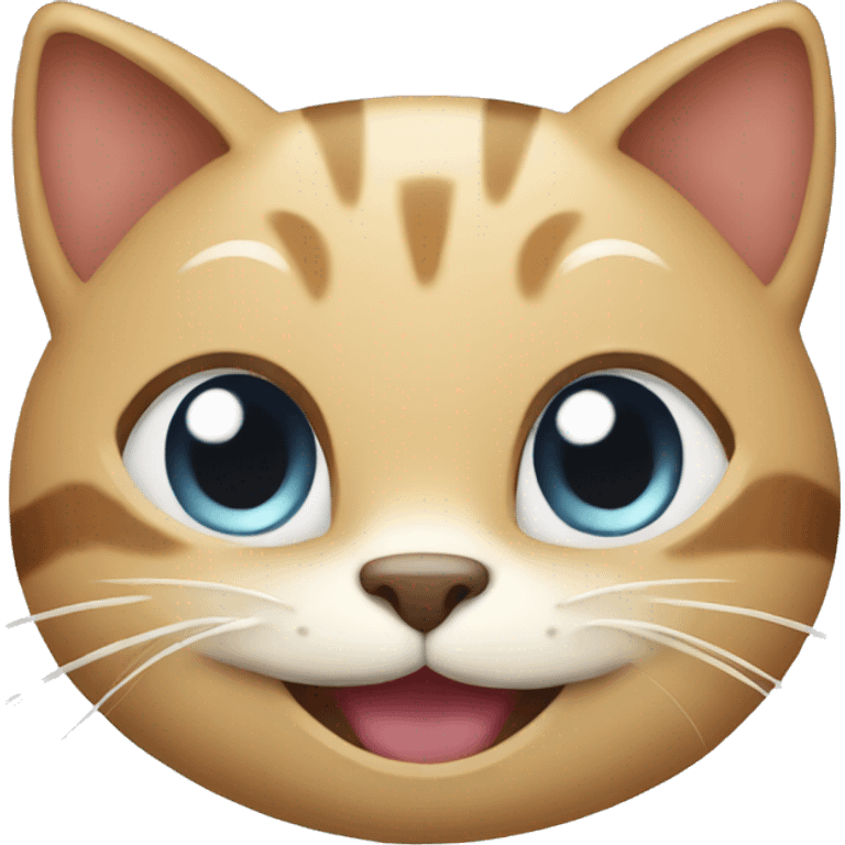 Cat smiling emoji