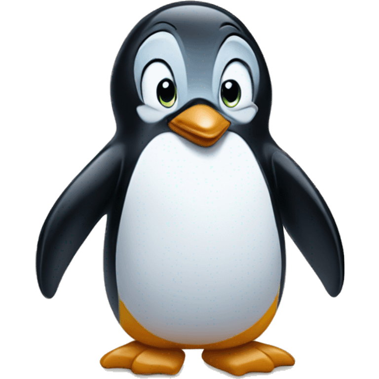 A penguin at Disney world  emoji