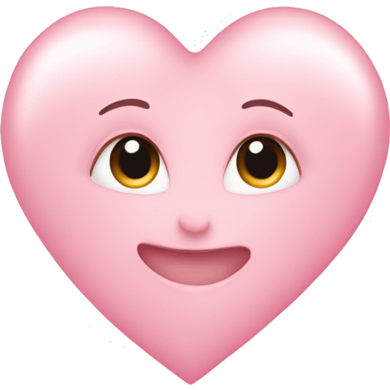 Baby pink heart emoji