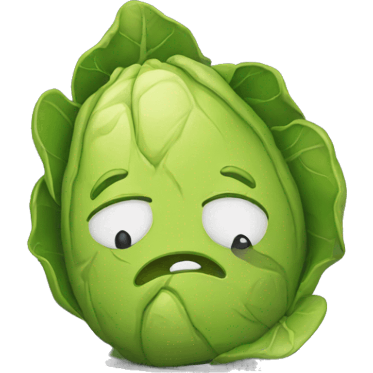 brussels sprout crying emoji