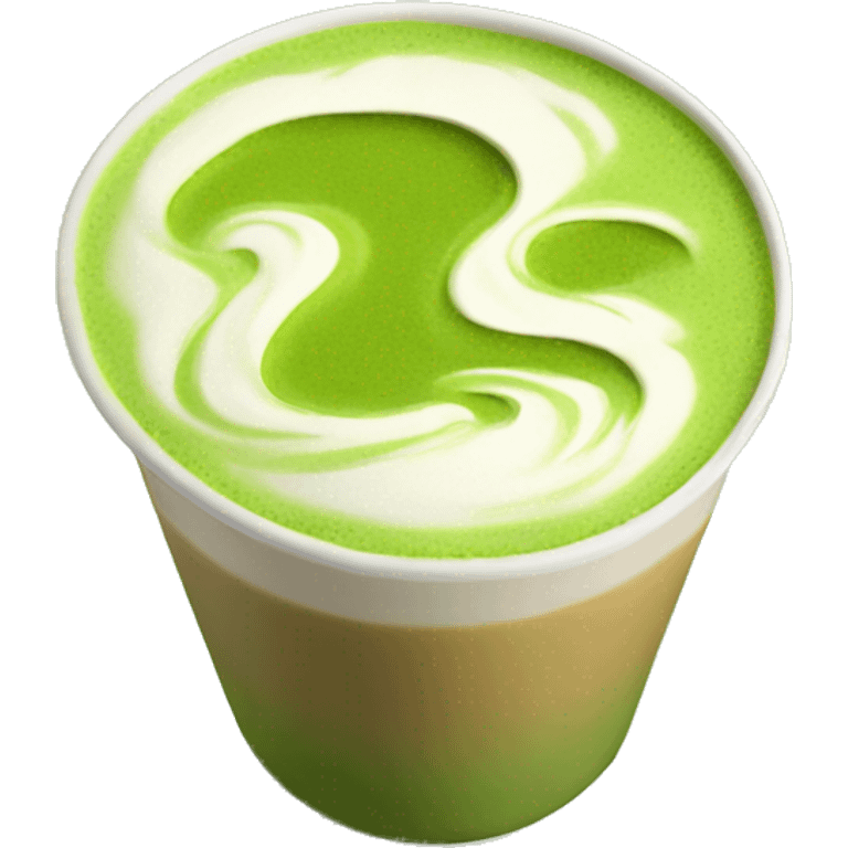 Matcha latte  emoji