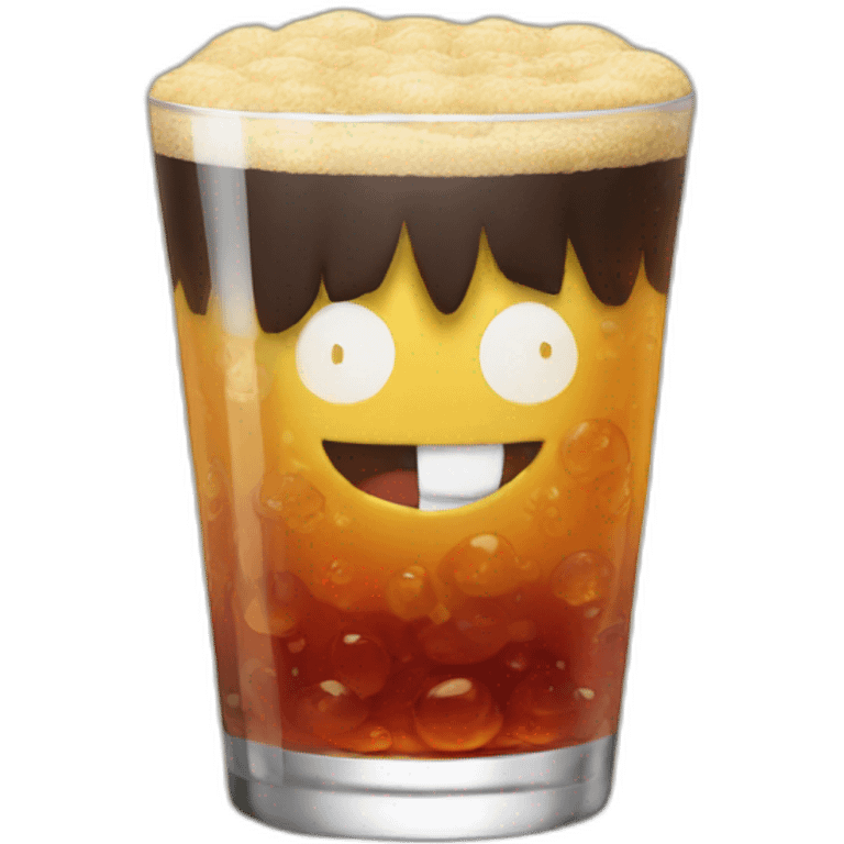 Luffy drink a béer emoji