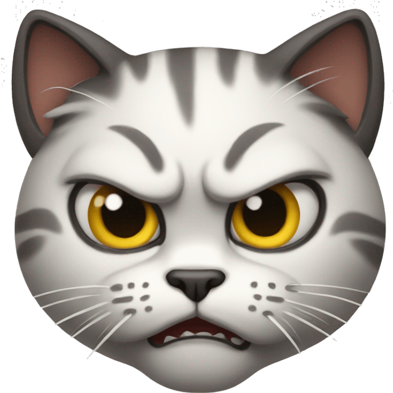 angry cat emoji