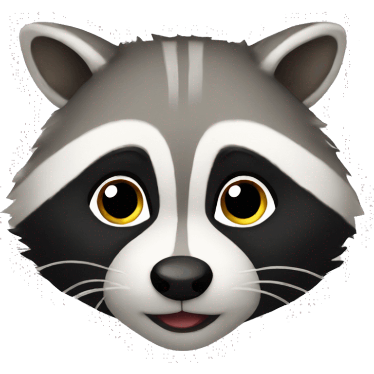 Cute raccoon  emoji