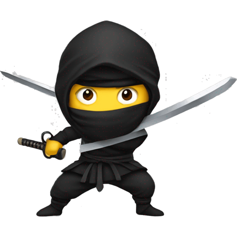 ninja with sword emoji