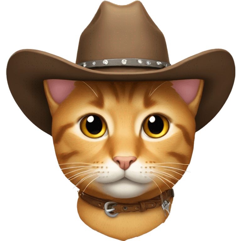 cat with cowboy hat emoji