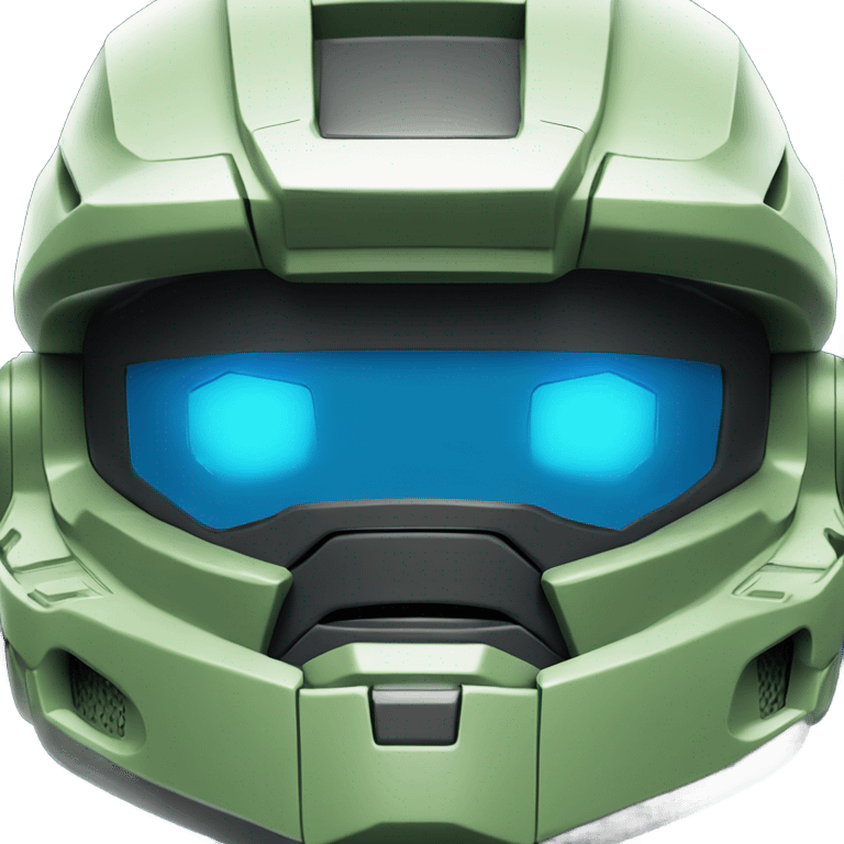 Blue Master Chief Halo  emoji