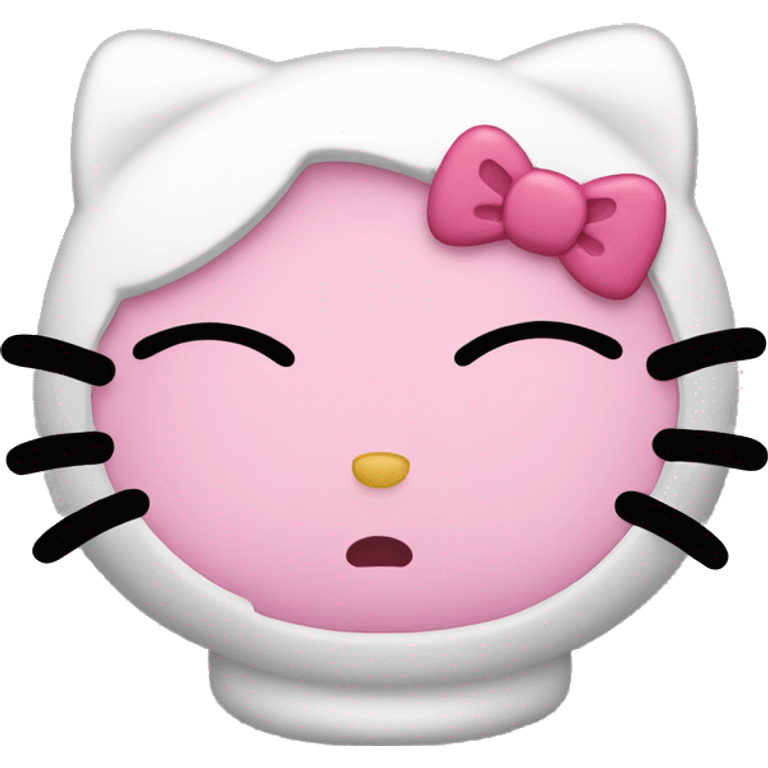 hello kitty crying emoji