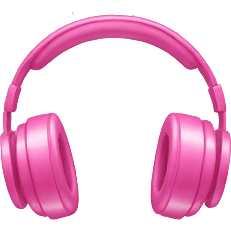 pink headphones with bows  emoji