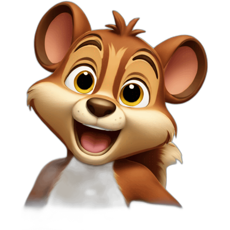 Surprised Chip and Dale emoji