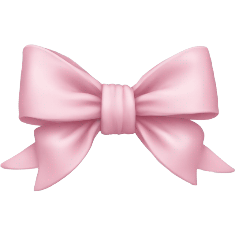 light pink bow emoji