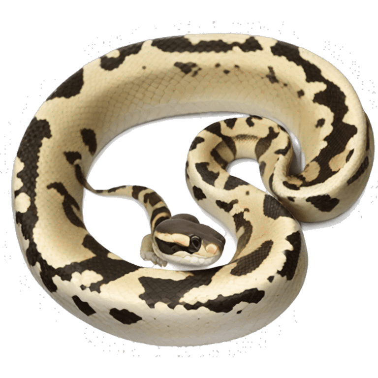 White ball python emoji