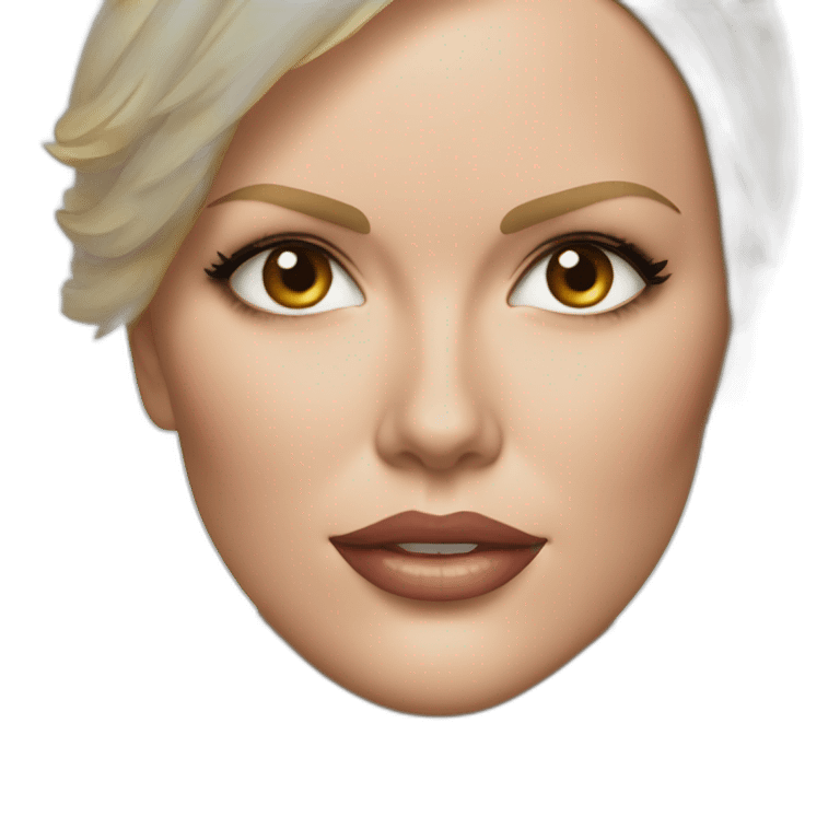 charlize theron ultra realistic emoji