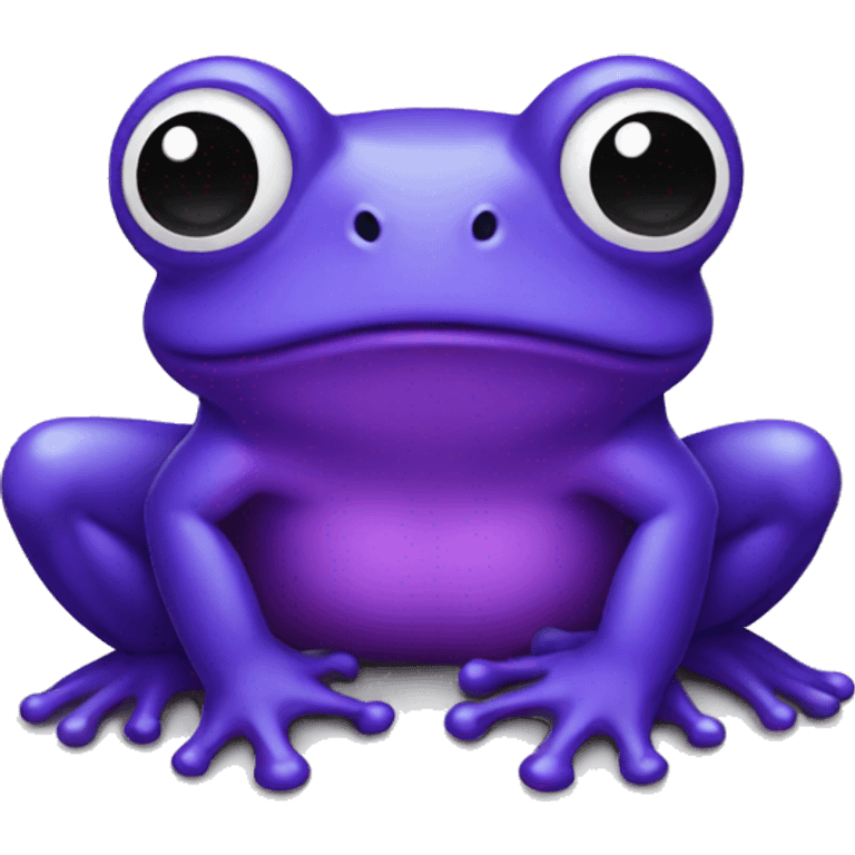 Purple frog emoji