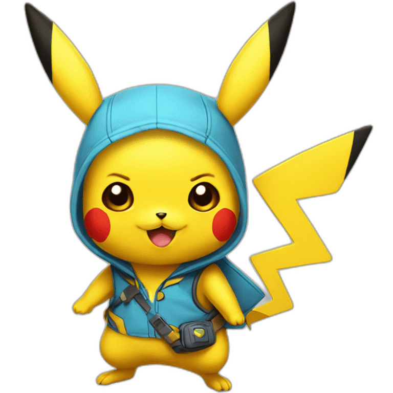 pikachu in a costume emoji