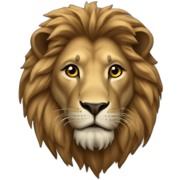 Lion black emoji