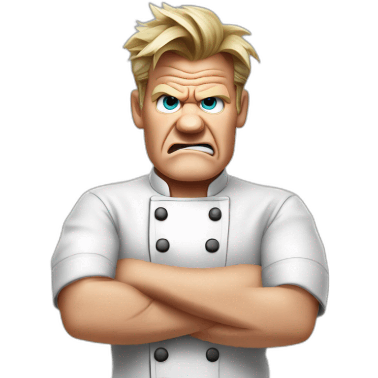 Angry Gordon Ramsay chef emoji