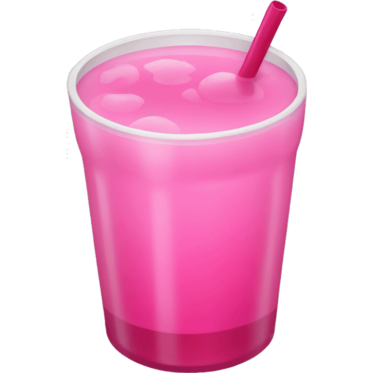 Pink drink emoji