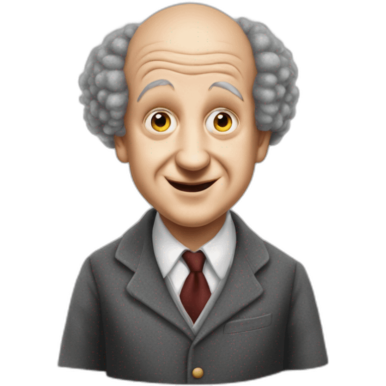 Young Larry fine of the three stooges emoji