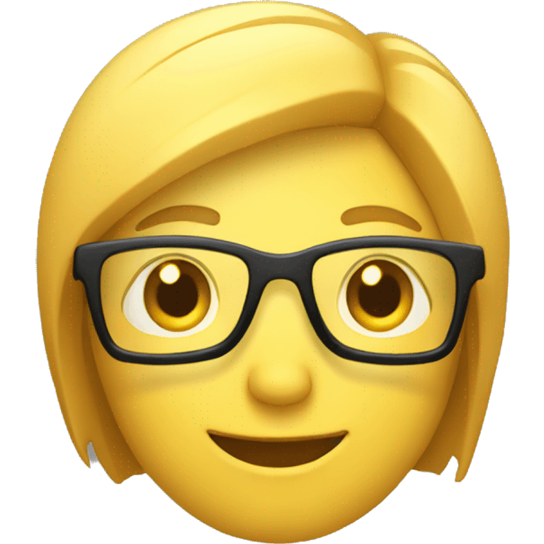 simle 3d developers on laptom coding emoji