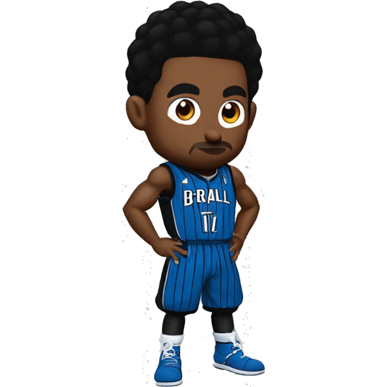 Cell from dragon ball z in an Orlando magic jersey emoji