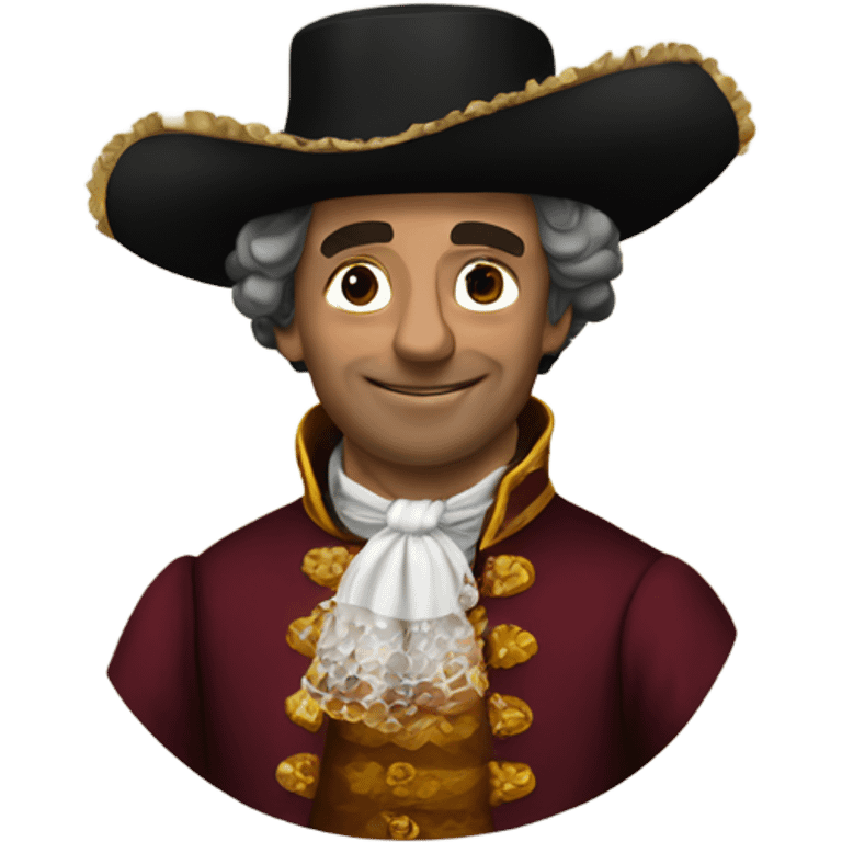 Spanish man in fancy 1700s attire emoji