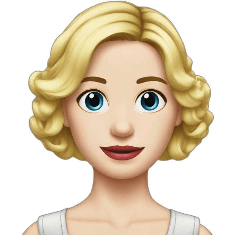 blonde Emily blunt emoji