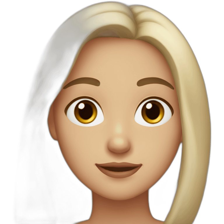 29 year old white Spaniard woman with big brown eyes, high cheek bones, soft chin, long dark hair emoji