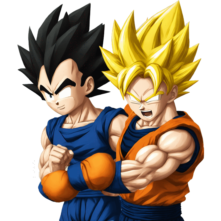 Goku vs Vegeta emoji