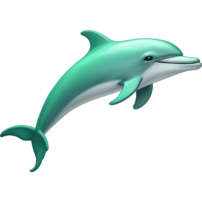 Pastel-green-colors-dolphin emoji