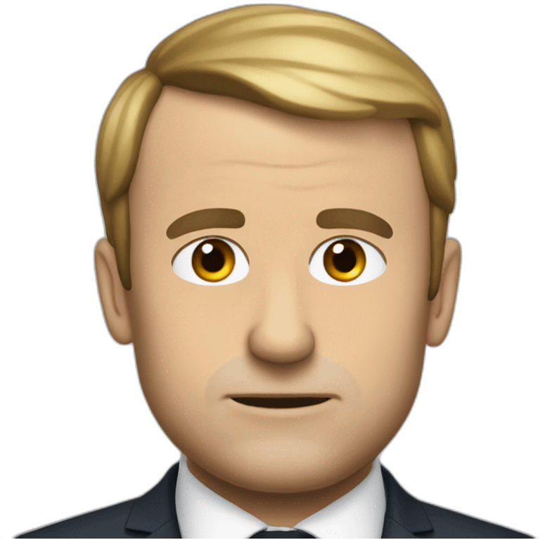 macron qui fume emoji