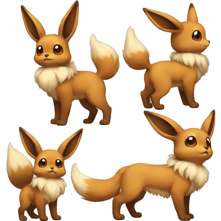 Eevee full body emoji