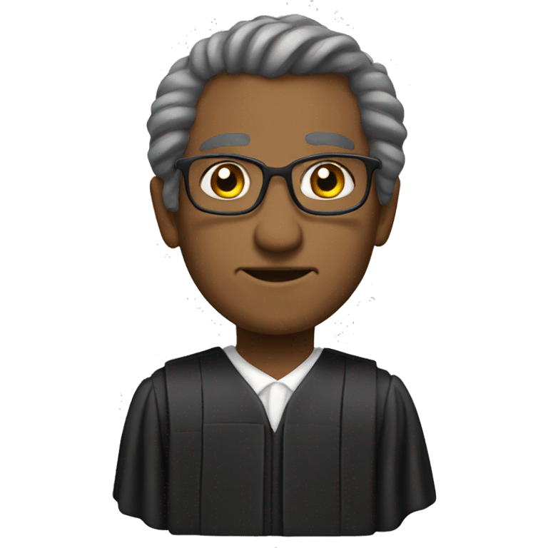 Judge in office  emoji